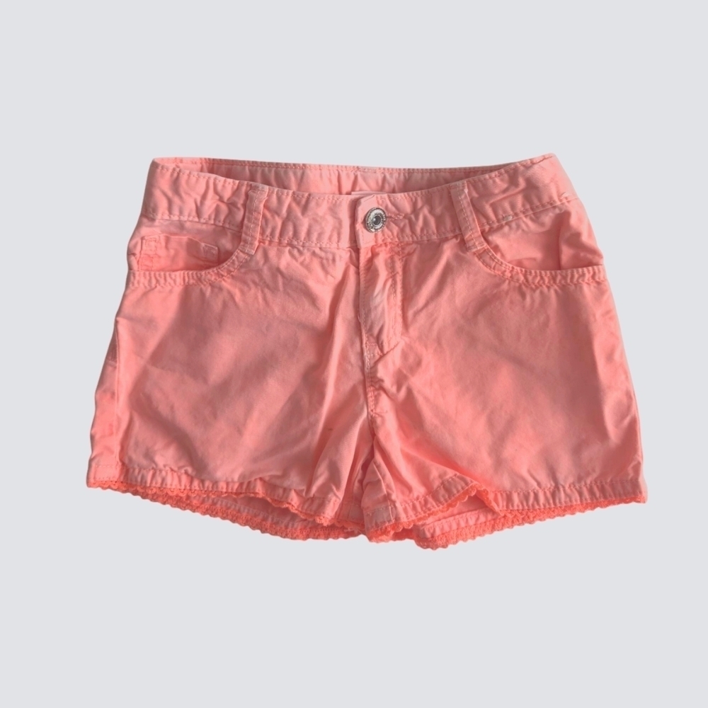 Gymboree Girls Cotton Coral Shorts Size 6
